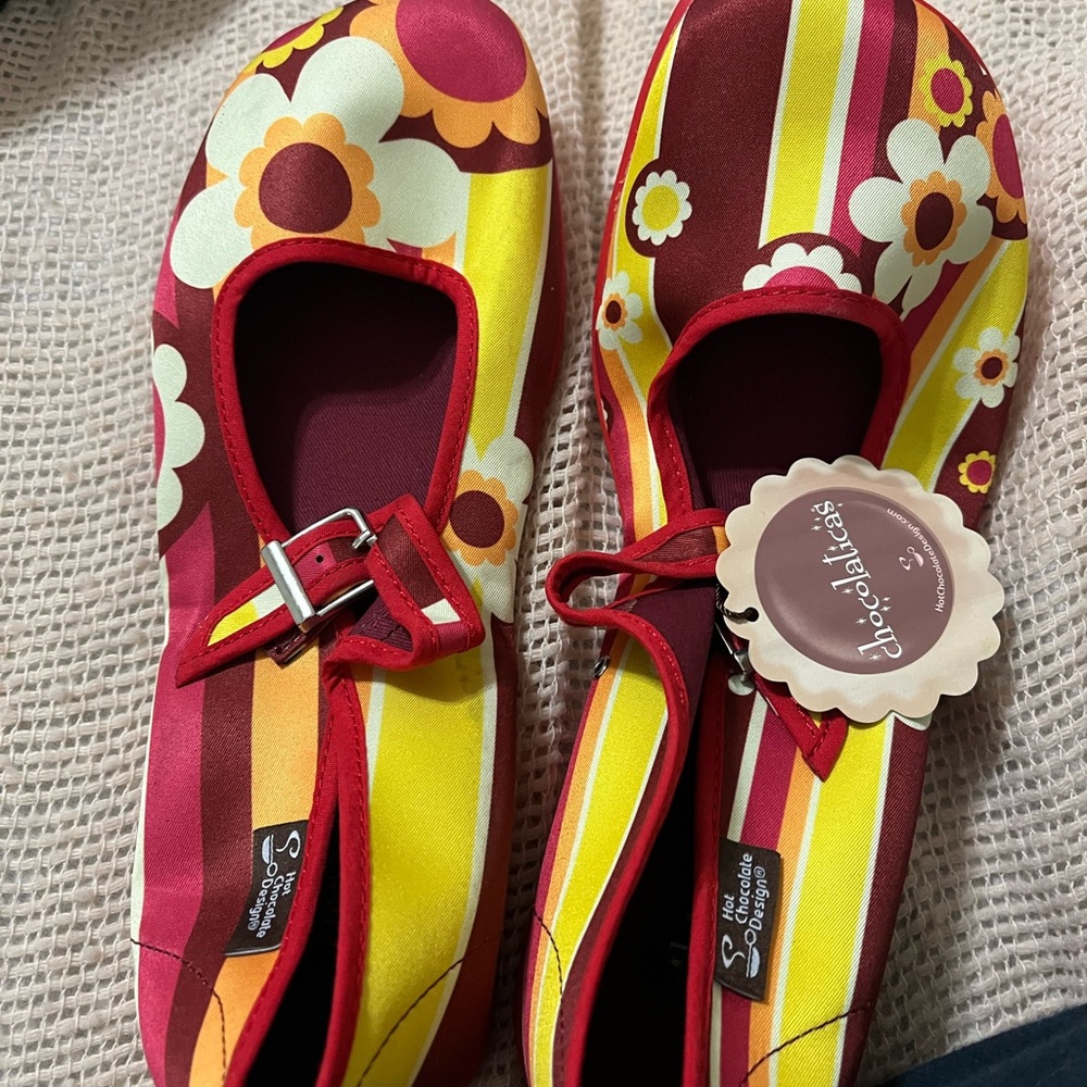 Brand new Hot Chocolate shoes. Never worn. Box and brand new eraser included